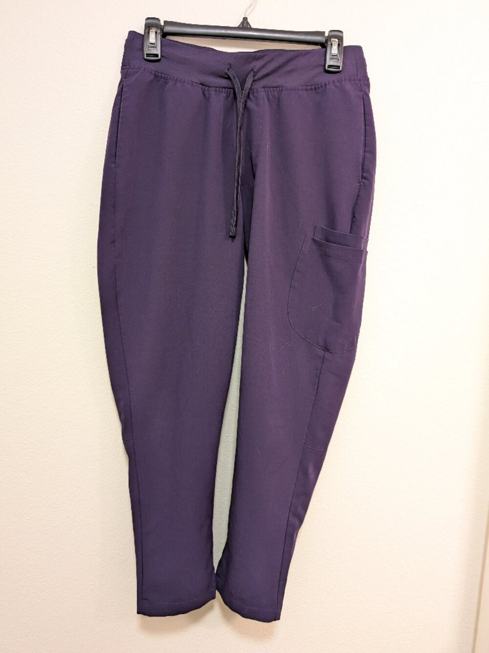 Mandala Womens Purple Scrub Bottoms Small